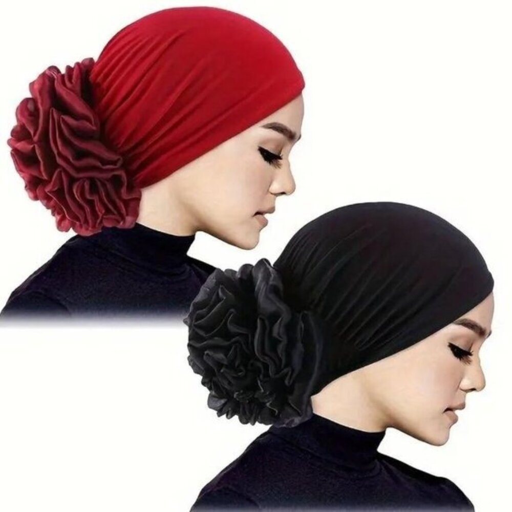 LARGE FLOWER TURBAN
